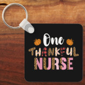 Erntedank One Thanking Nurse Leopard Fall Groov Schlüsselanhänger (Vorderseite)