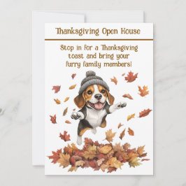 Erntedank Open House Einladung | Dog Friendly