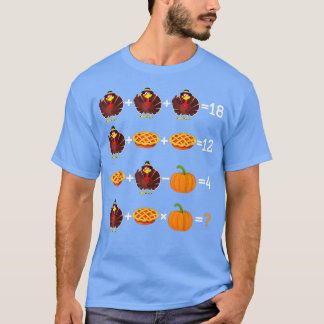 Erntedank Order of Operations Quiz Math Teacher T-Shirt