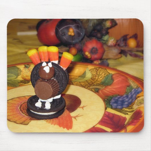 Erntedank Oreo Turkey Mousepad (Vorne)