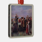 Erntedank Ornament Aus Metall (Rechts)