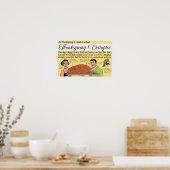 Erntedank Oviraptor Poster (Küche)