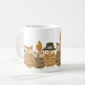 Erntedank Owls Kaffeetasse (Vorderseite Links)