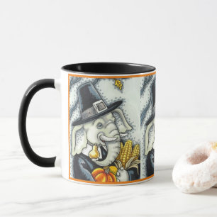 ERNTEDANK PACHYDERM, DANKFÄLTIGER PILGRIM-ELEPHANT TASSE