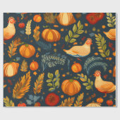 Erntedank-Packpapier Geschenkpapier (Flach)