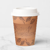 Erntedank Paper Cup Pappbecher (Rückseite)