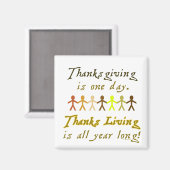 Erntedank Paper Cutouts Niedlich Sprichwort Magnet (Vorderseite/Rückseite)