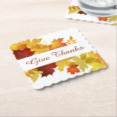 Erntedank Paper Untersetzer (angewinkelt)