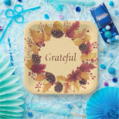 Erntedank-Papier-Teller Pappteller (Party)