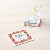 Erntedank-Papierdruckpapier-Untersetzer für Herbst Rechteckiger Pappuntersetzer (Vor Ort)