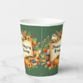 Erntedank-Papiergruppen löschen Pappbecher (Rechts)