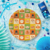 Erntedank-Papierplatte Pappteller (Party)