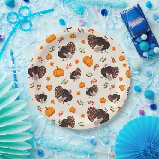 Erntedank-Papierplatte Pappteller (Party)