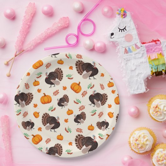 Erntedank-Papierplatte Pappteller (Party)