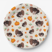 Erntedank-Papierplatte Pappteller (Vorderseite)