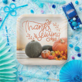 Erntedank-Papierplatte Pappteller (Party)