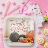 Erntedank-Papierplatte Pappteller (Party)