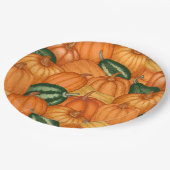 Erntedank-Papierplatte Pappteller (Schrägansicht)