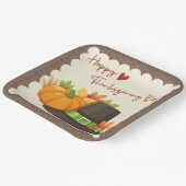 Erntedank-Papierplatte Pappteller (Gewinkelt)