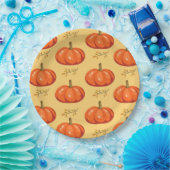 Erntedank-Papierplatte Pappteller (Party)