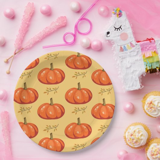 Erntedank-Papierplatte Pappteller (Party)