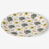 Erntedank-Papierplatte Pappteller (Schrägansicht)