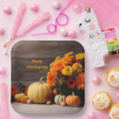 Erntedank-Papierplatte Pappteller (Party)