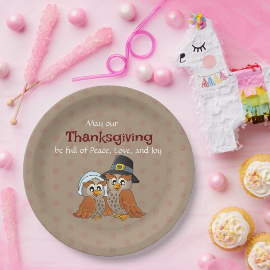 Erntedank-Papierplatte Pappteller (Party)