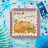 Erntedank-Papierplatte Pappteller (Party)