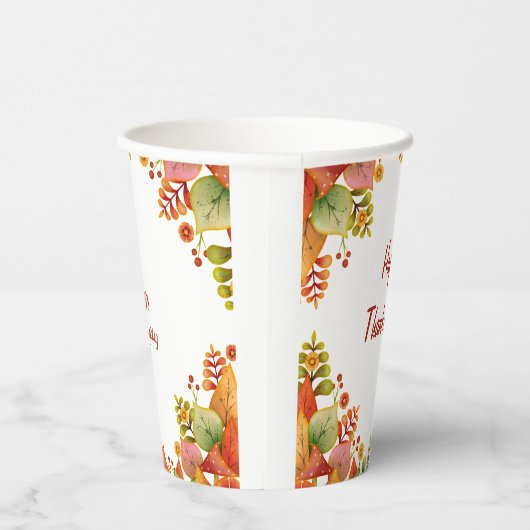 Erntedank Pappbecher (Rechts)