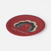 Erntedank Pappteller (Schrägansicht)