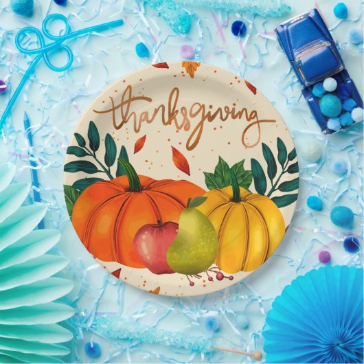 Erntedank Pappteller (Party)