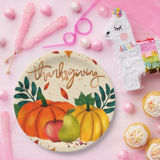 Erntedank Pappteller (Party)