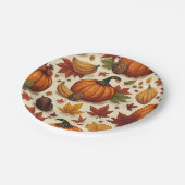 Erntedank Pappteller (Schrägansicht)