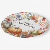 Erntedank Pappteller (Schrägansicht)