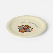 Erntedank Pappteller (Schrägansicht)