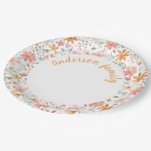 Erntedank Pappteller (Schrägansicht)