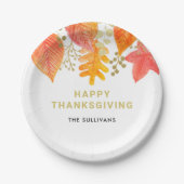 Erntedank Pappteller (Vorderseite)