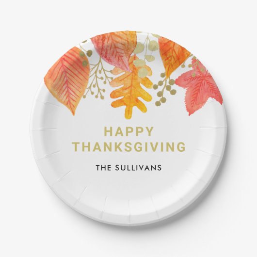 Erntedank Pappteller (Vorderseite)