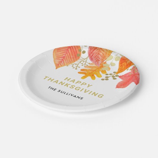 Erntedank Pappteller (Schrägansicht)