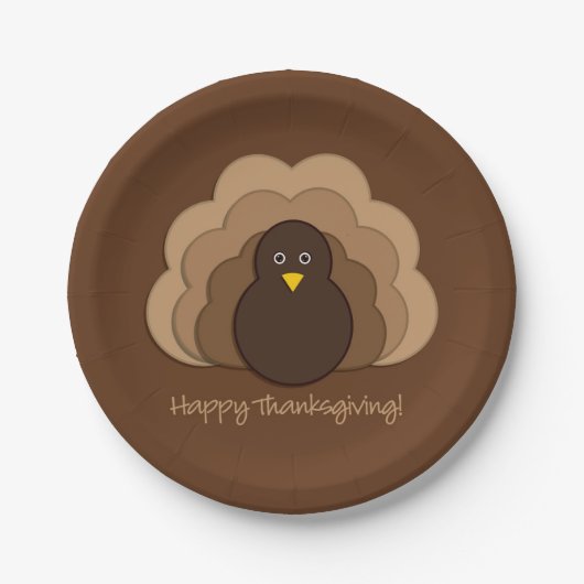 Erntedank Pappteller (Vorderseite)