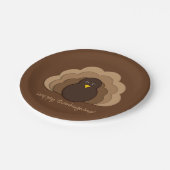 Erntedank Pappteller (Schrägansicht)