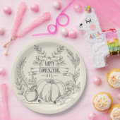 Erntedank Pappteller (Party)