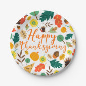 Erntedank Pappteller (Vorderseite)