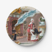 Erntedank Pappteller (Vorderseite)