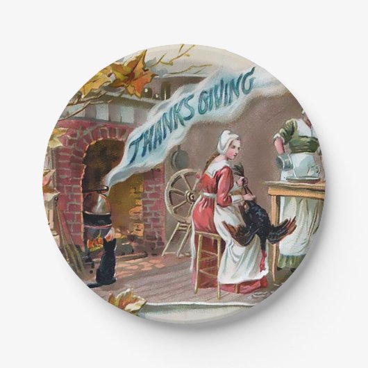 Erntedank Pappteller (Vorderseite)