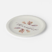 Erntedank Pappteller (Schrägansicht)