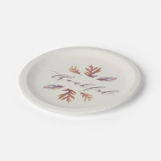 Erntedank Pappteller (Schrägansicht)