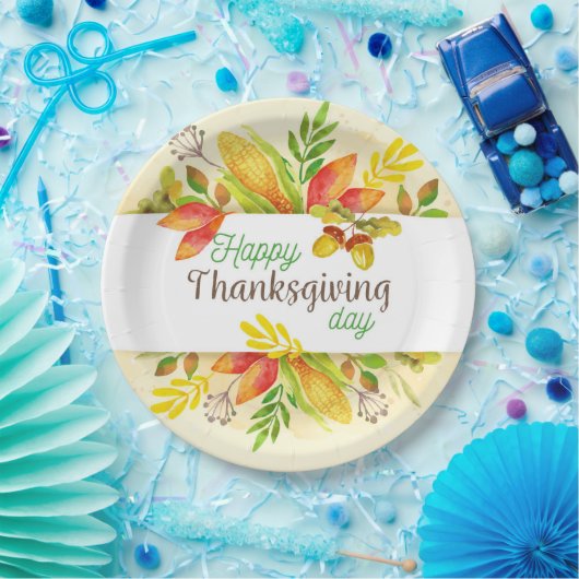 Erntedank Pappteller (Party)