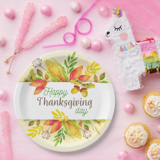 Erntedank Pappteller (Party)